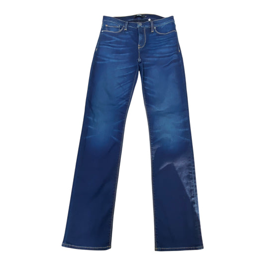Jeans Straight By Hudson In Blue Denim, Size:6