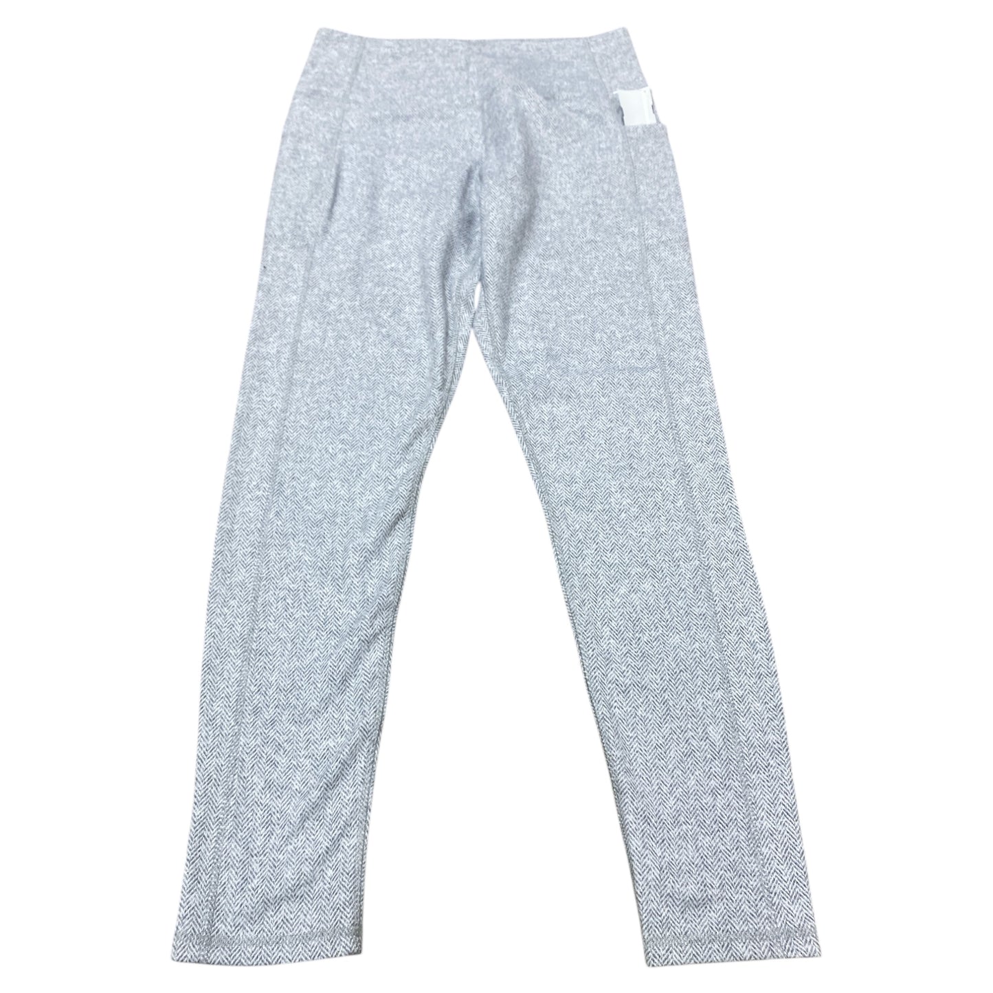 Athletic Leggings By Kyodan In Grey, Size:M