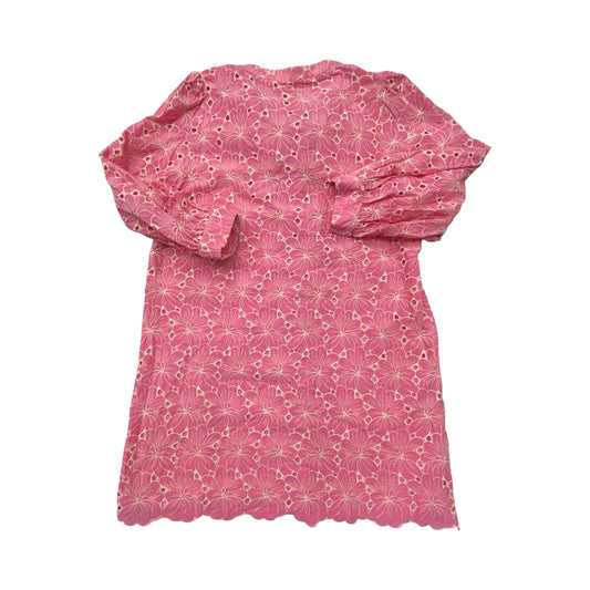 Dress Party Midi By Pomander Place In Pink & White, Size:Xxl