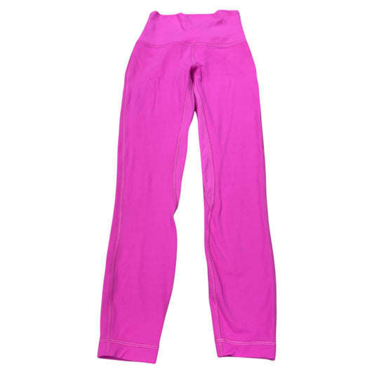 Athletic Leggings By Lululemon In Pink, Size:0