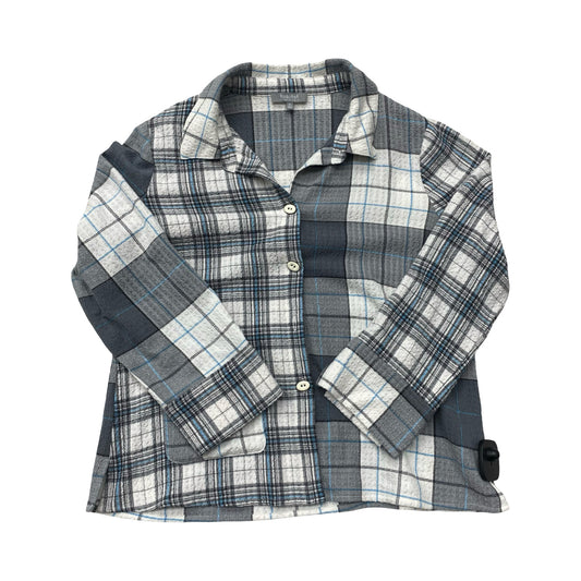 Top Ls By Habitat In Grey & White, Size:Xs