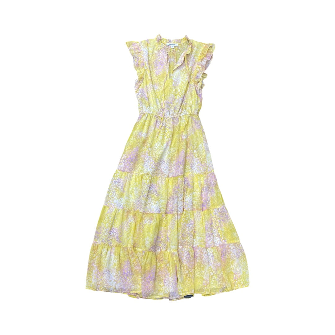 Dress Casual Maxi By Bb Dakota In Purple & Yellow, Size:Xs