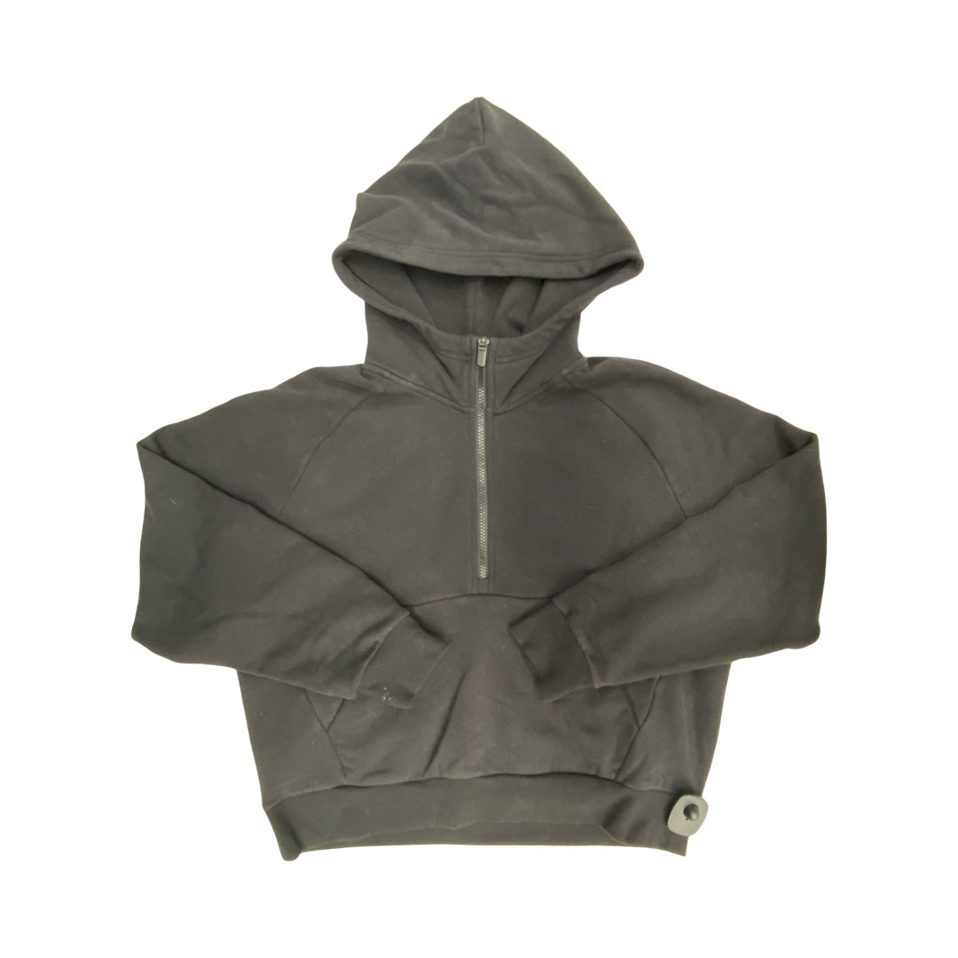Athletic Sweatshirt Hoodie By Athleta In Black, Size:M