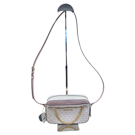 Handbag Designer By Michael Kors In Rose Gold, Size:Medium