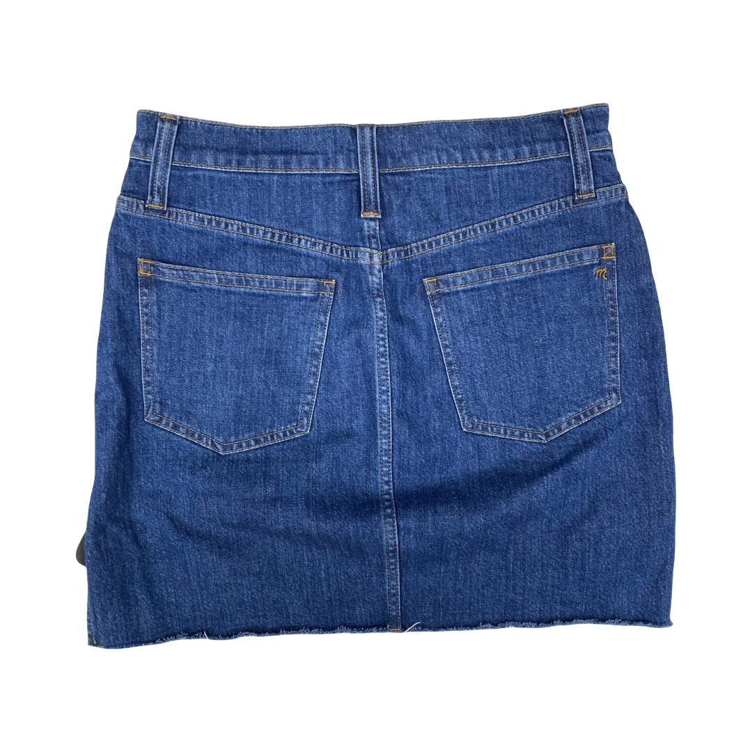 Skirt Midi By Madewell In Blue Denim, Size:6