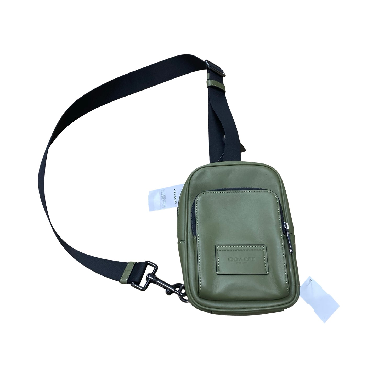 Handbag Designer By Coach In Green, Size:Medium