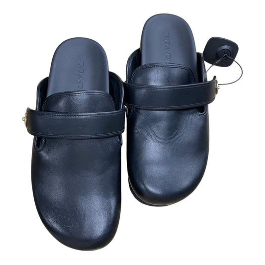 Shoes Designer By Coach In Black, Size:10