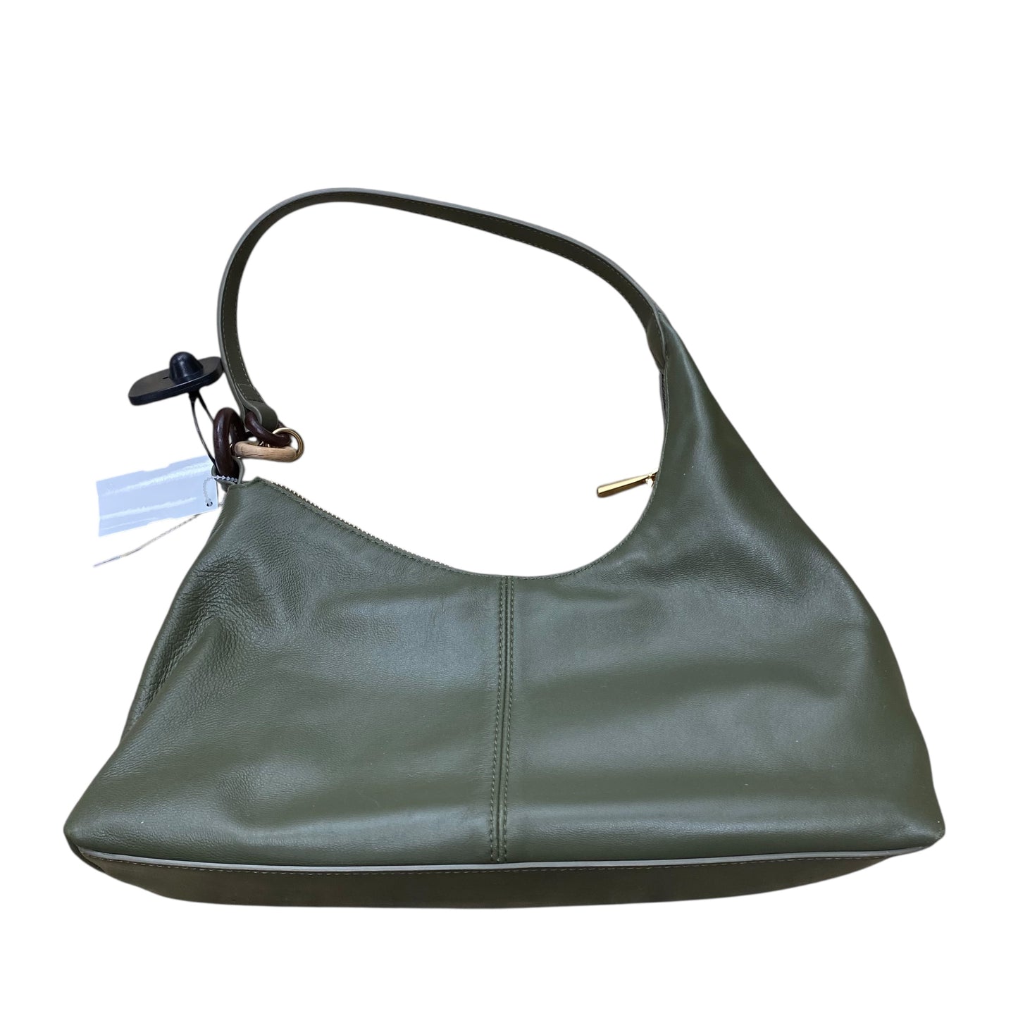 Handbag Leather By Sam Edelman In Green, Size:Small