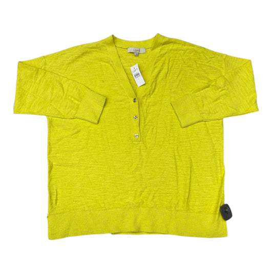 Sweater By Loft In Yellow, Size:L