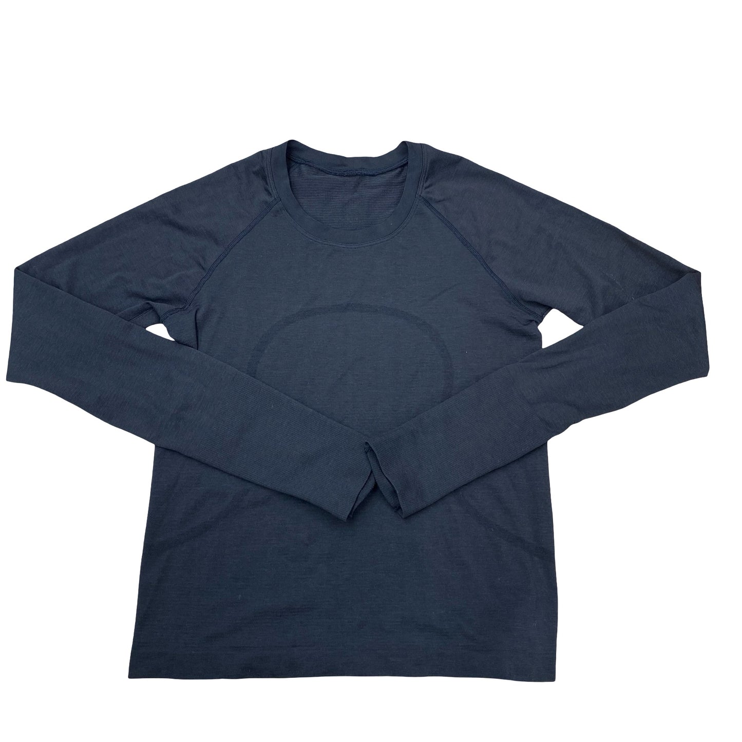Athletic Top Ls Crewneck By Lululemon In Black, Size:6