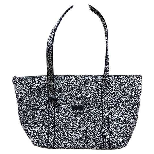 Tote By Vera Bradley In Black & White, Size:Large