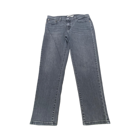 Jeans Boyfriend By Levis In Grey Denim, Size:12