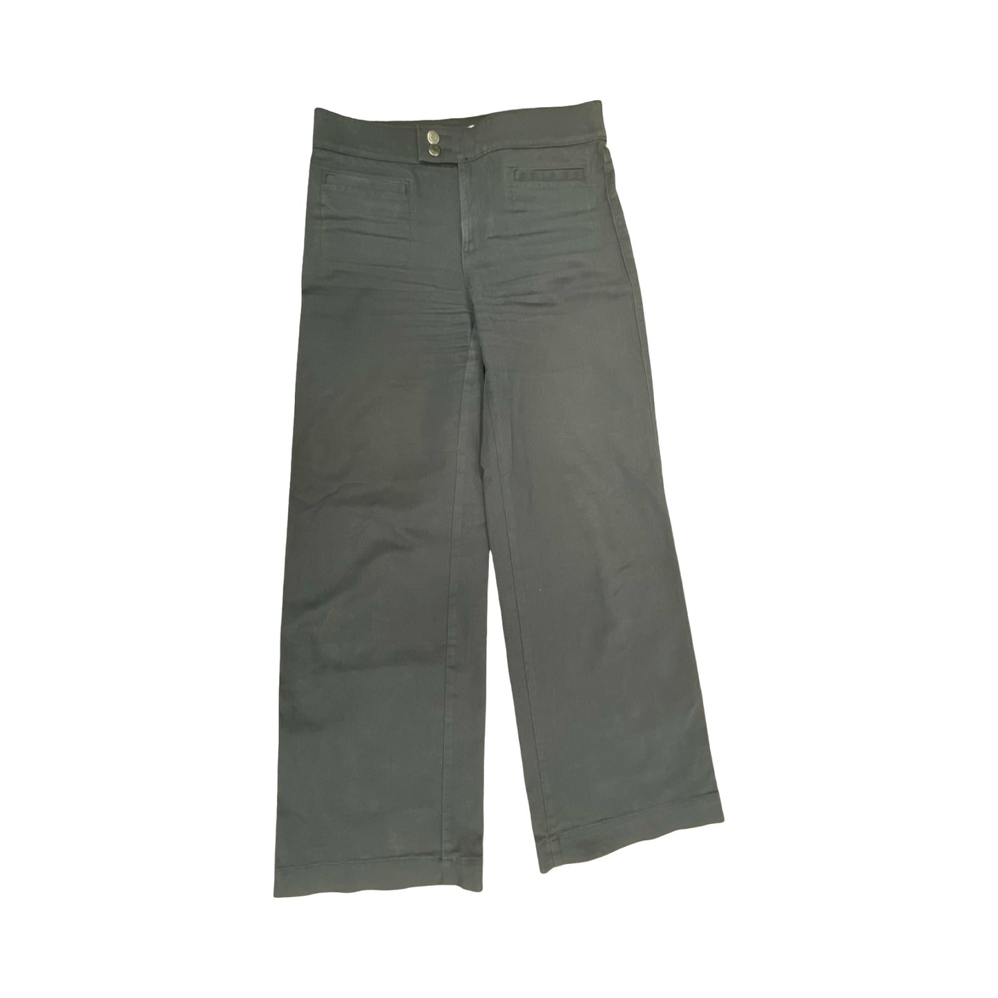 Jeans Wide Leg By Loft In Grey, Size:6L