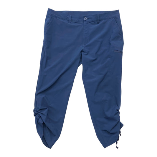 Athletic Pants By Eddie Bauer In Blue, Size:14