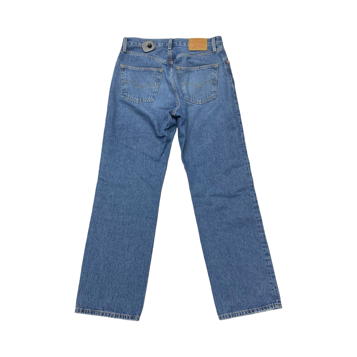 Jeans Wide Leg By Levis In Blue, Size:4