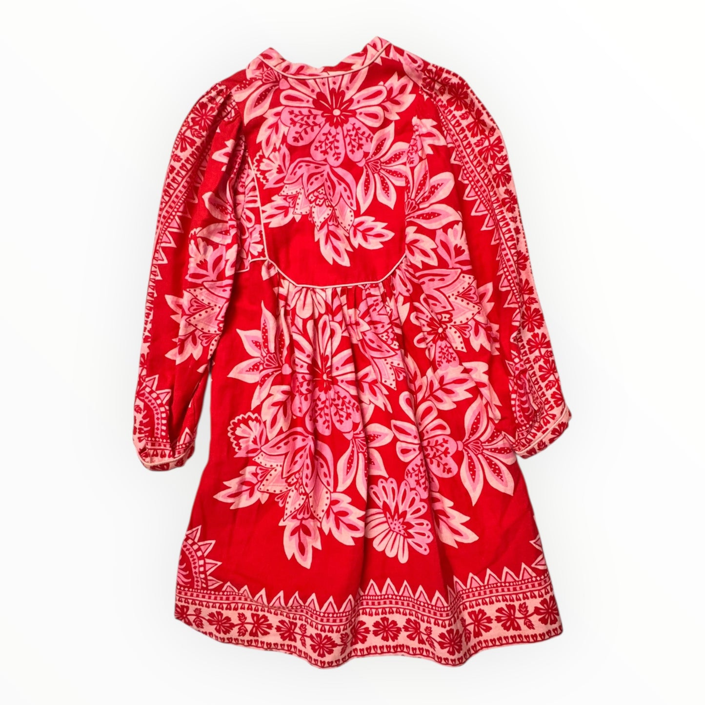 Dress Designer By Farm Rio In Pink & Red, Size:S