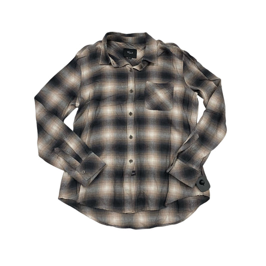 Top Ls By Rails In Plaid Pattern, Size:M