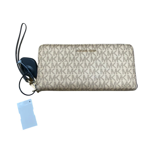 Wallet Designer By Michael Kors In Gold, Size:Large (8”x4”)
