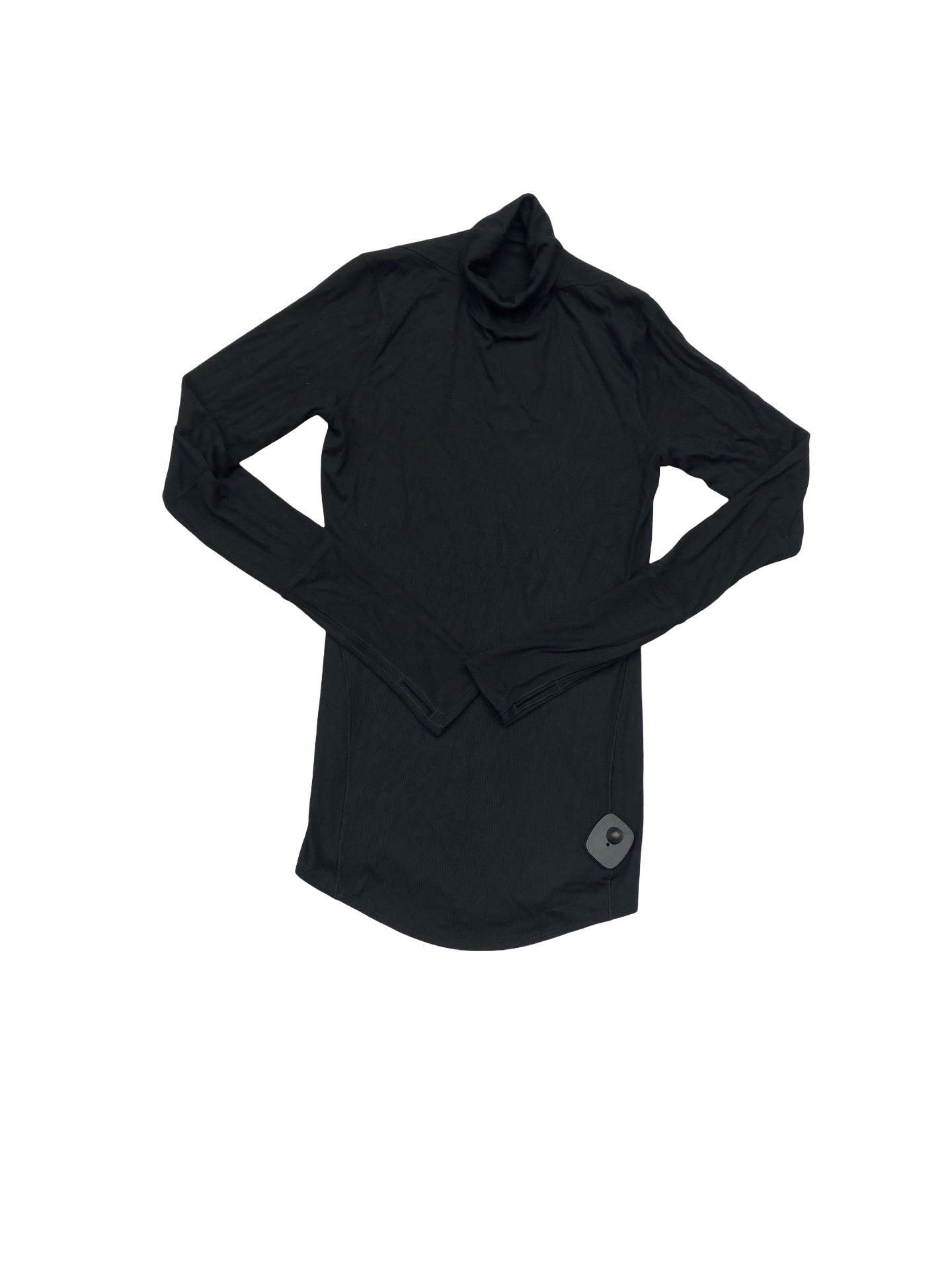 Athletic Top Ls Collar By Lululemon In Black, Size:S
