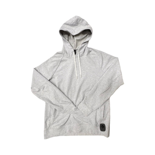 Athletic Top Ls Hoodie By Lululemon In Grey, Size:L