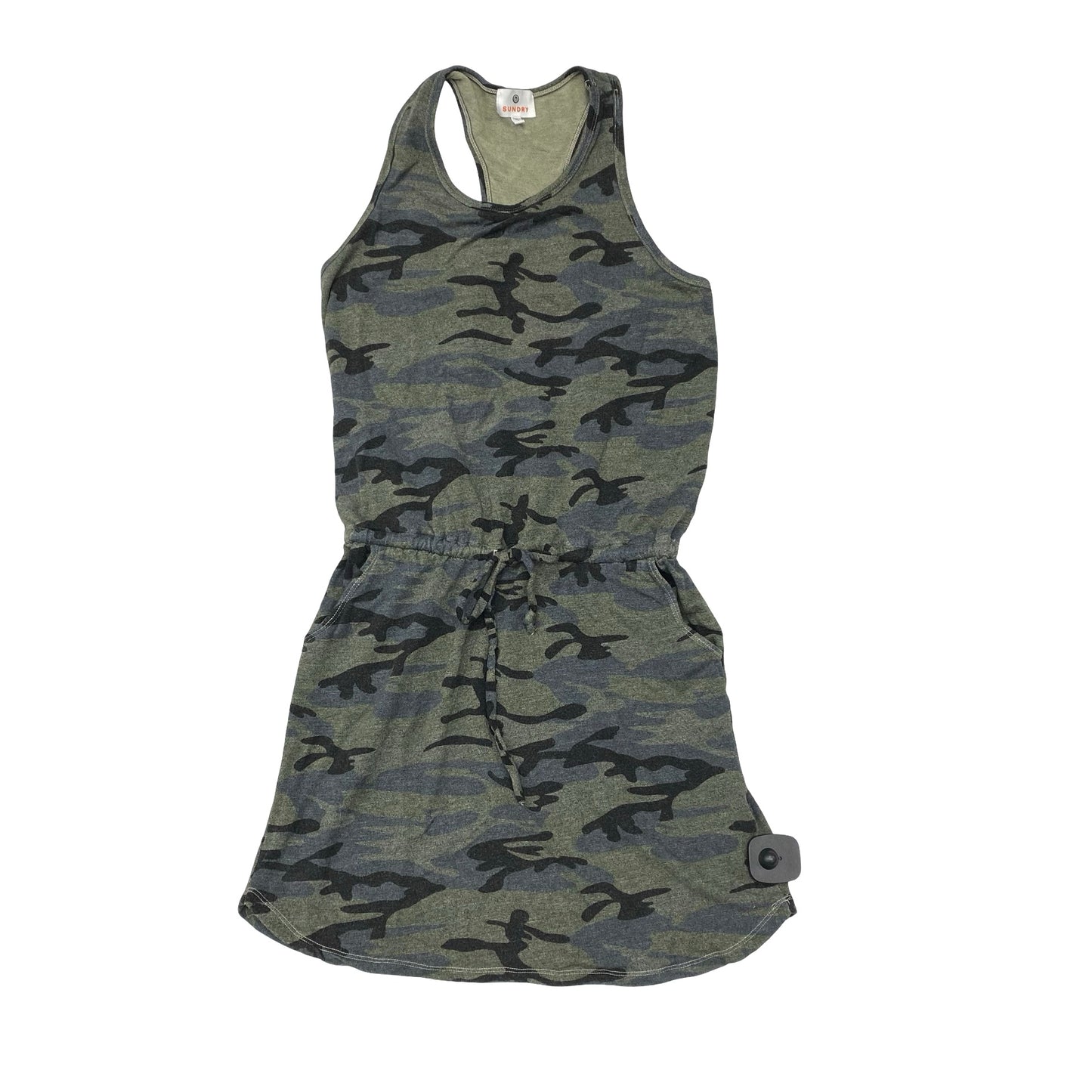 Dress Casual Midi By Sundry In Camouflage Print, Size:S
