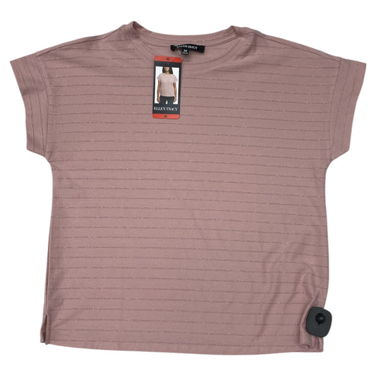 Top Ss By Ellen Tracy In Pink & Silver, Size:M