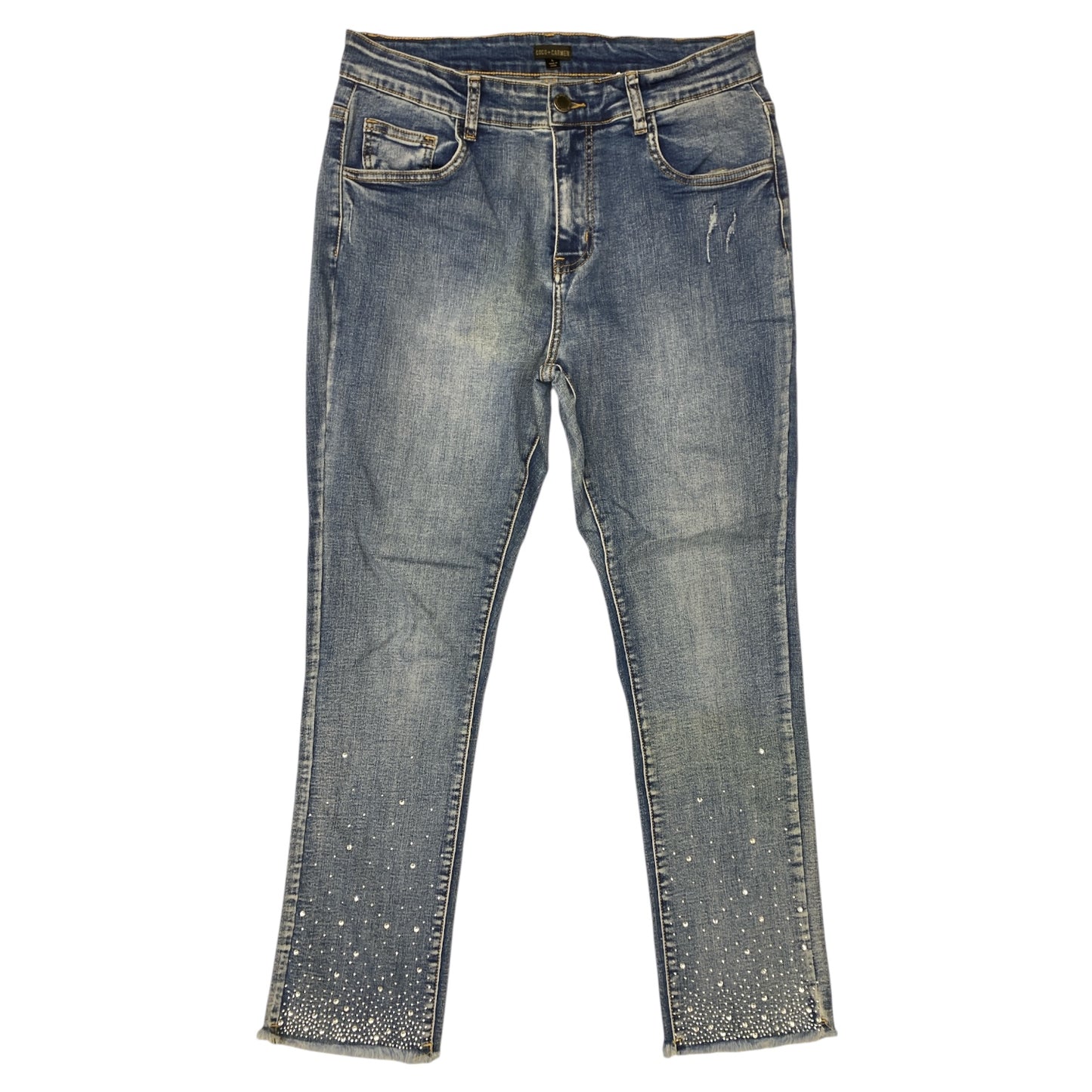 Jeans Straight By Coco And Carmen In Blue, Size:L