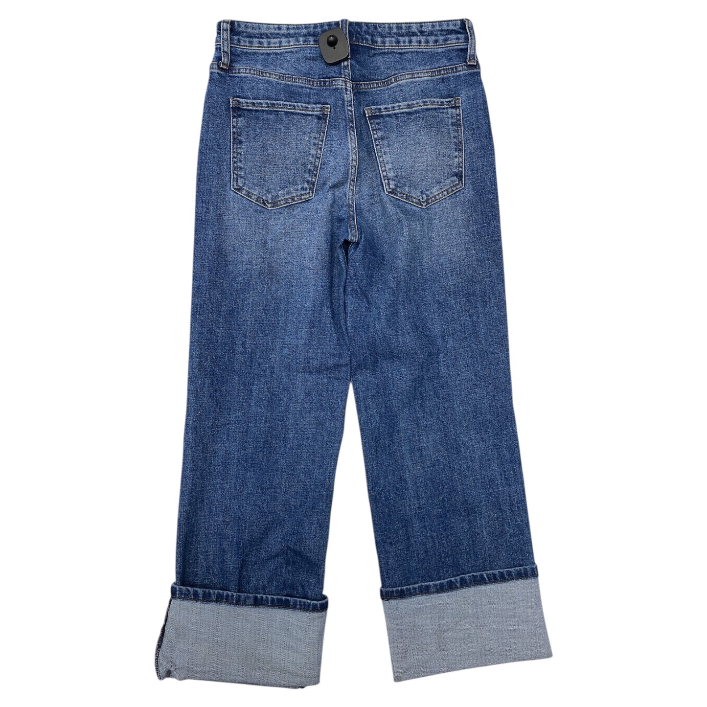 Jeans Wide Leg By Kut In Blue Denim, Size:4