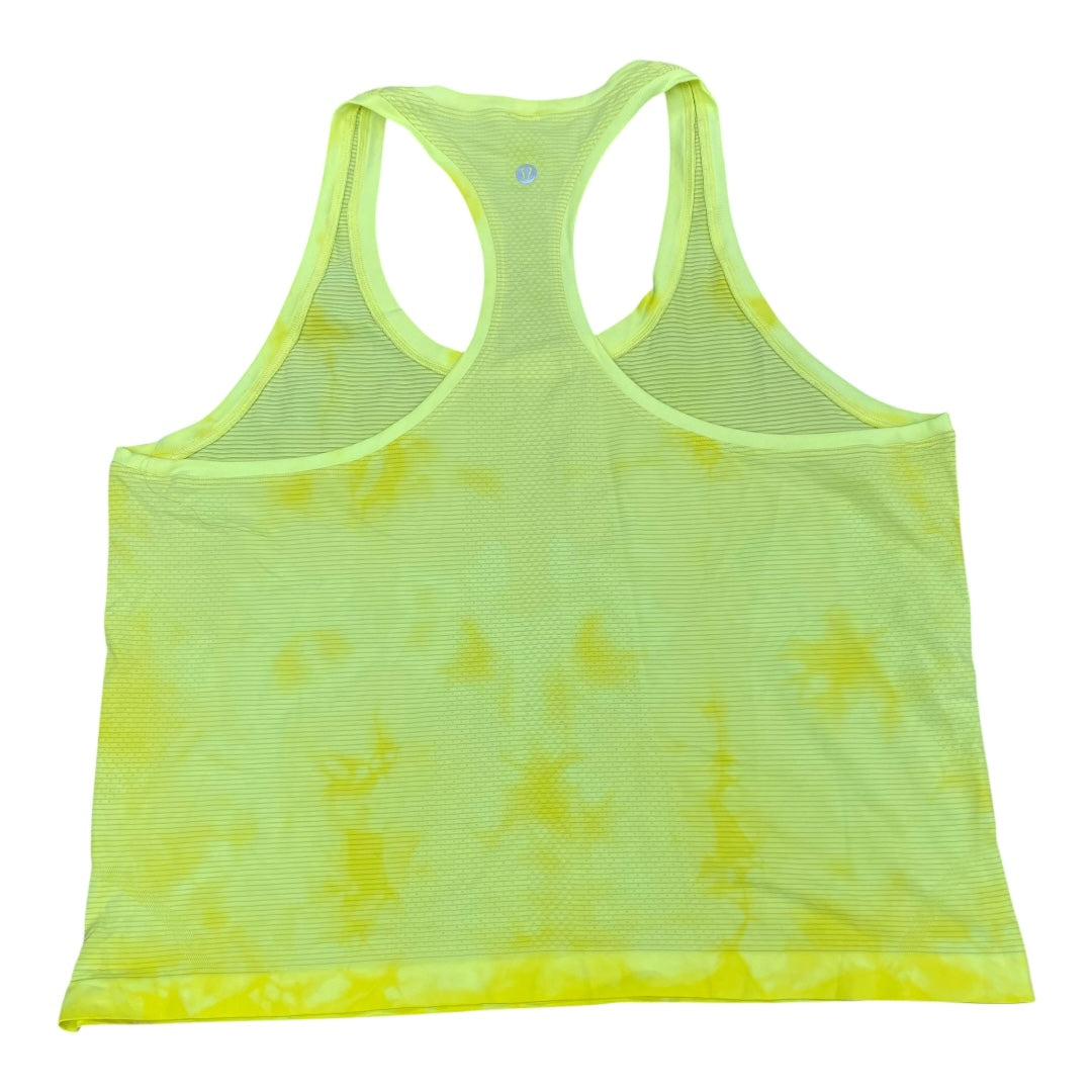 Athletic Tank Top By Lululemon In Tie Dye Print, Size:14