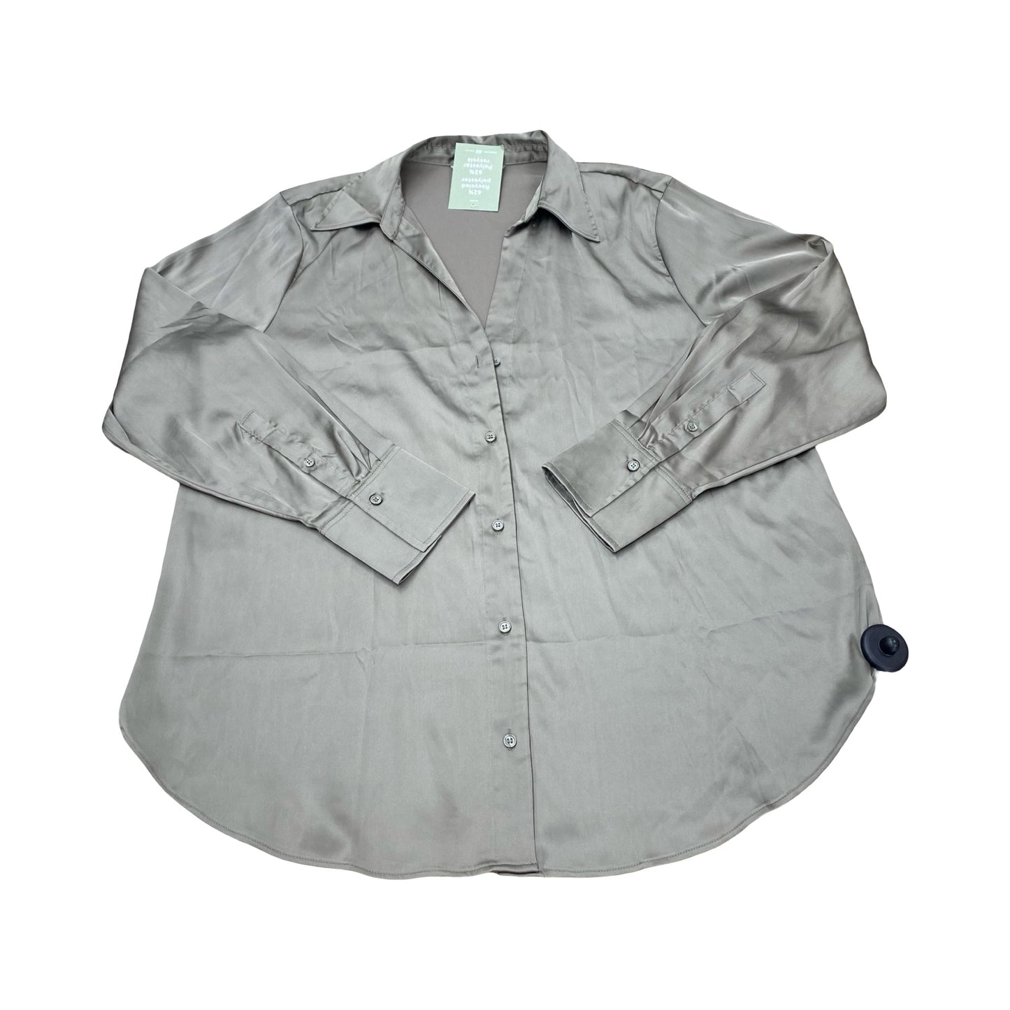 Top Ls By H&M In Green, Size:L