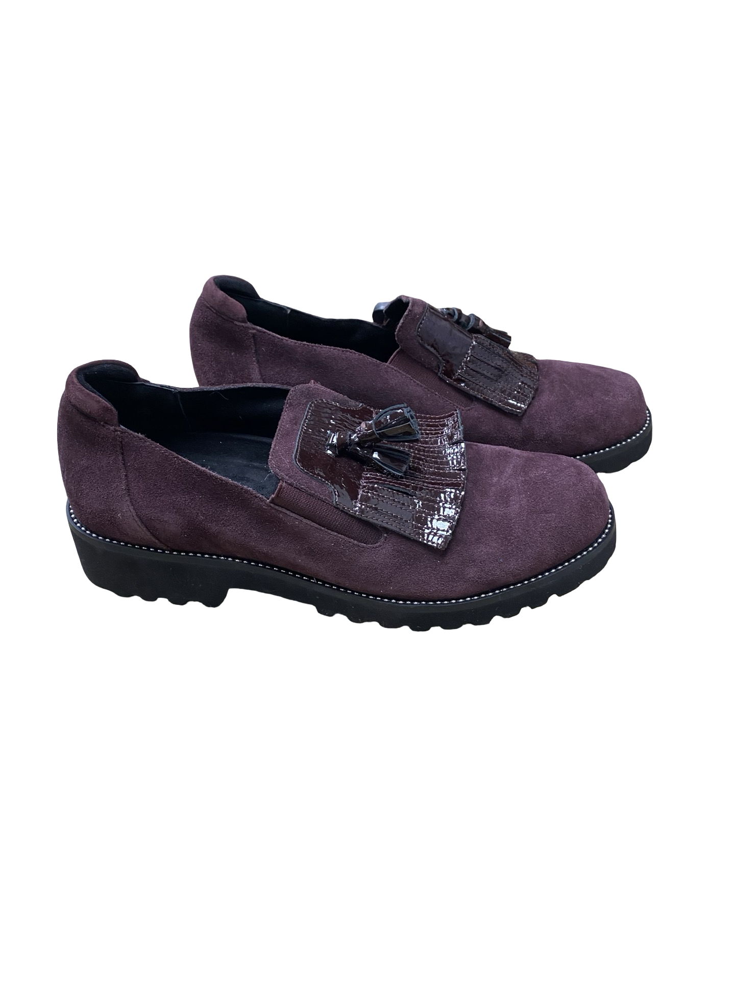 Shoes Flats By Vaneli In Purple, Size:8.5