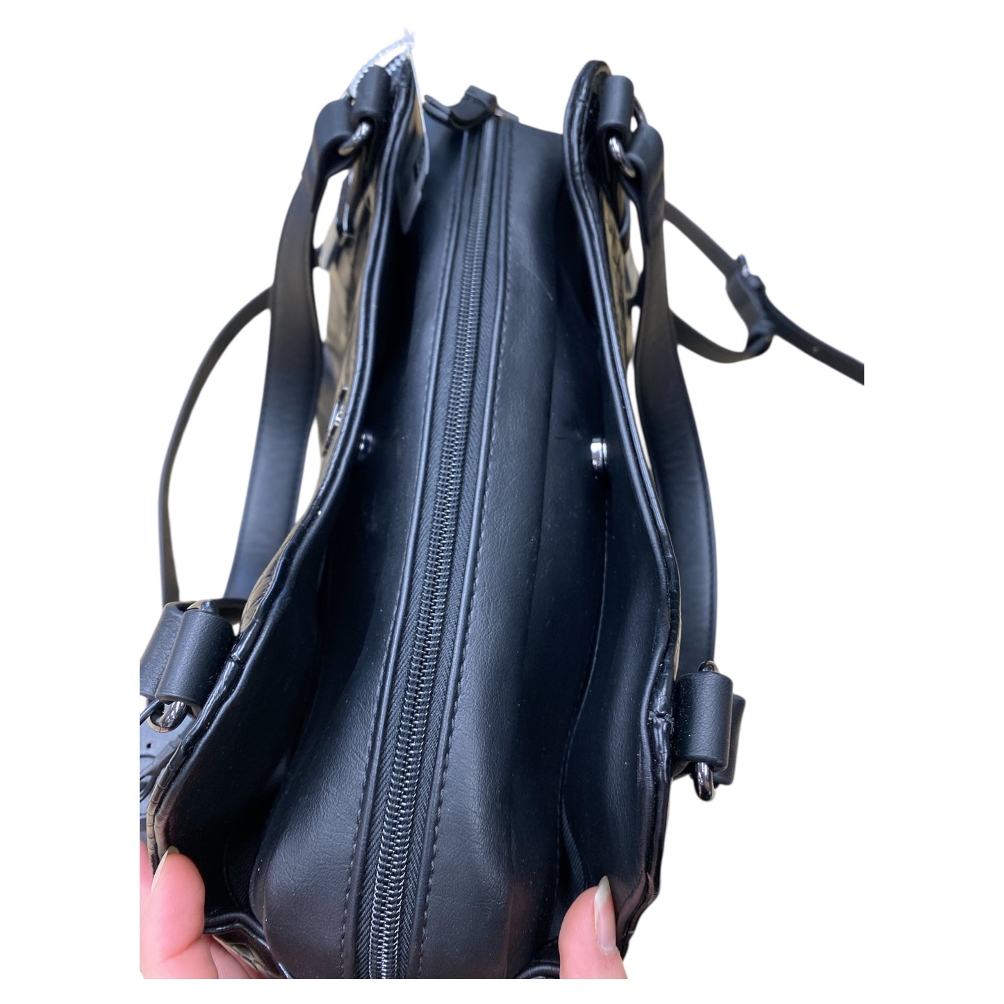 Handbag By Simply Vera In Black, Size:Medium