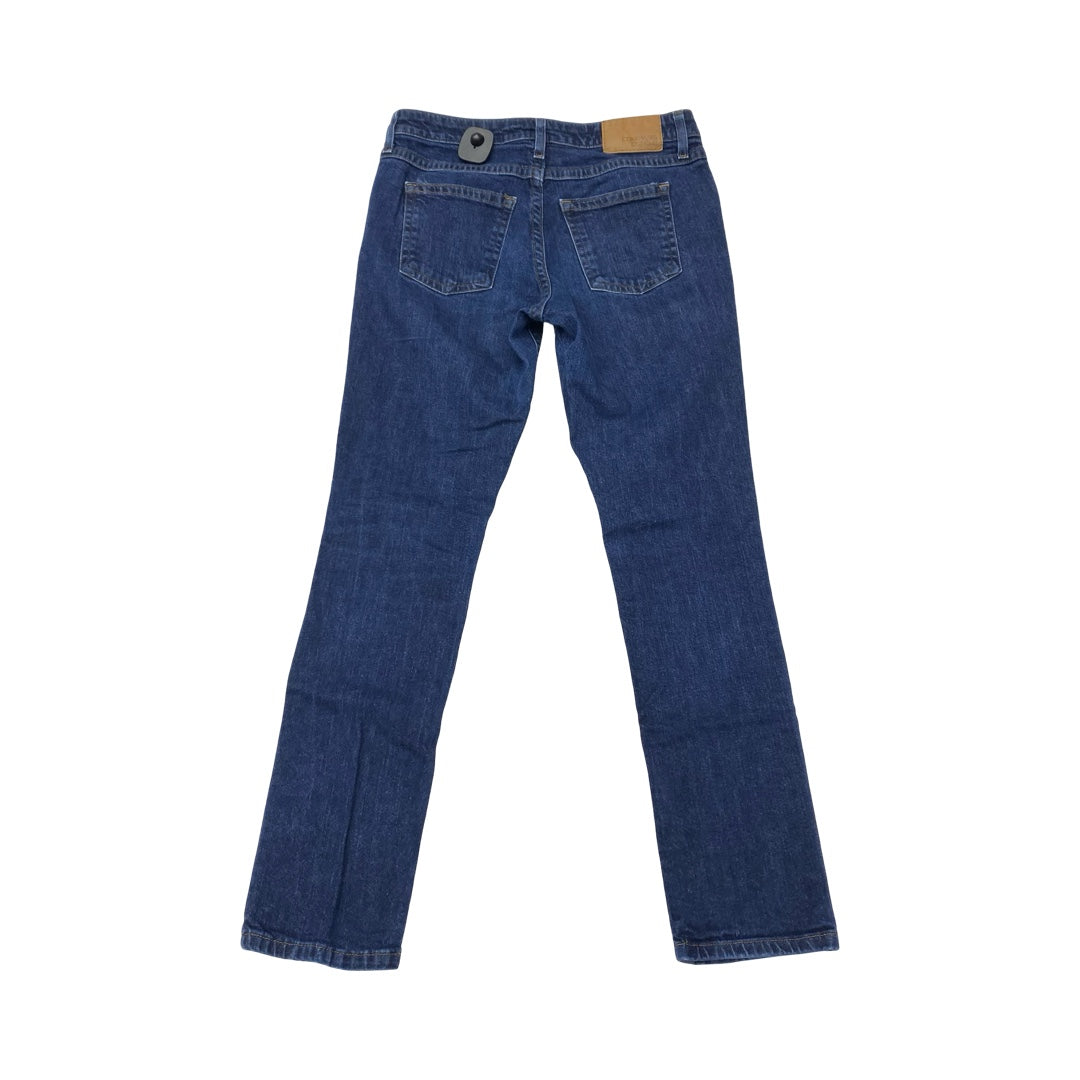 Jeans Straight By Clothes Mentor In Blue Denim, Size:6