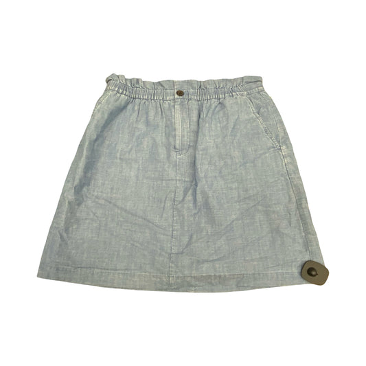 Skirt Mini & Short By J. Crew In Blue Denim, Size:10