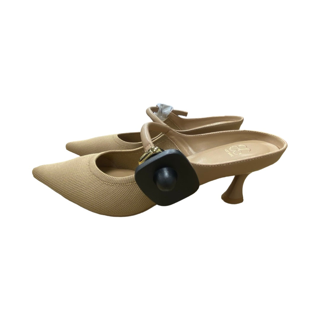 Shoes Heels Kitten By Cmc In Brown, Size:8.5