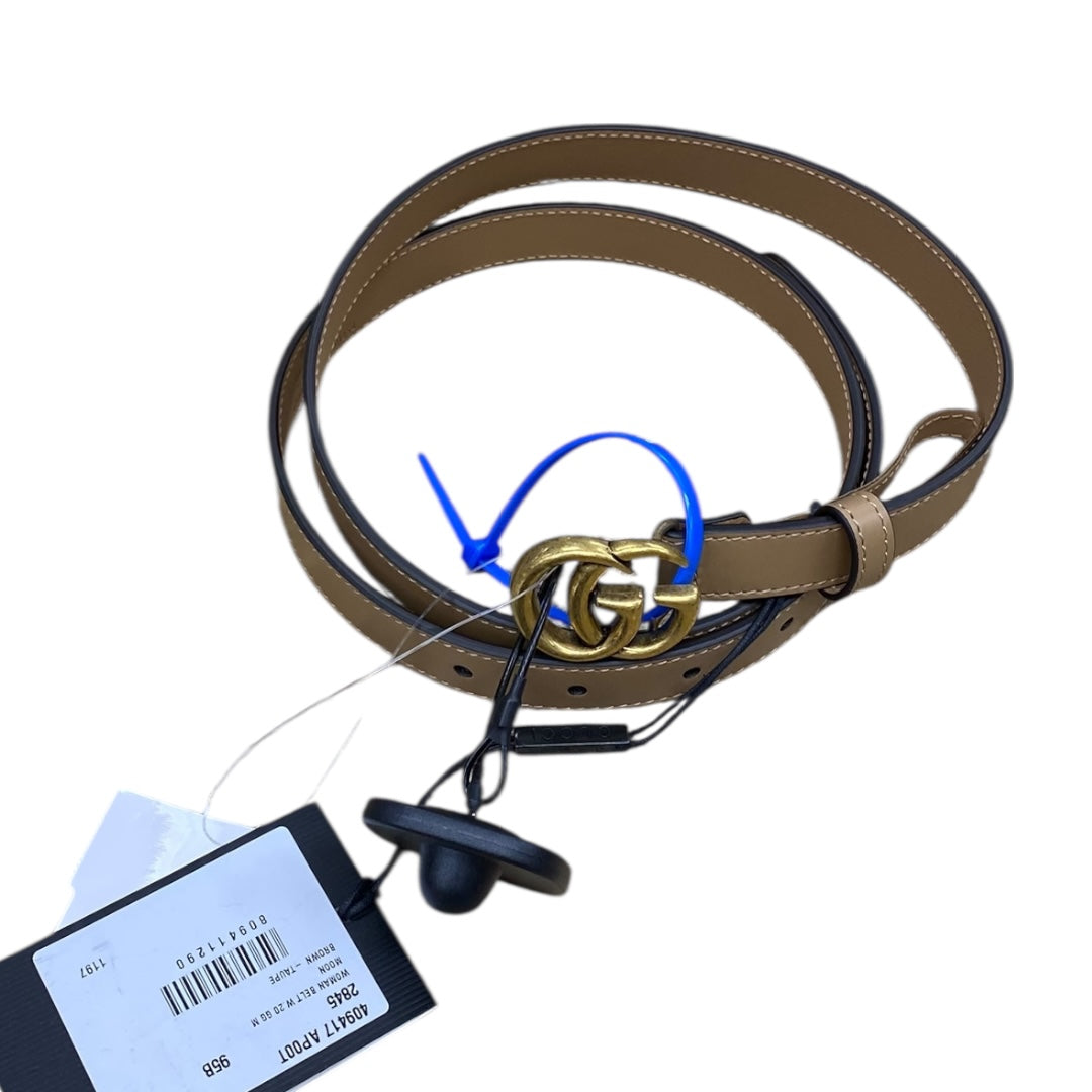 Belt Luxury Designer By Gucci In Tan