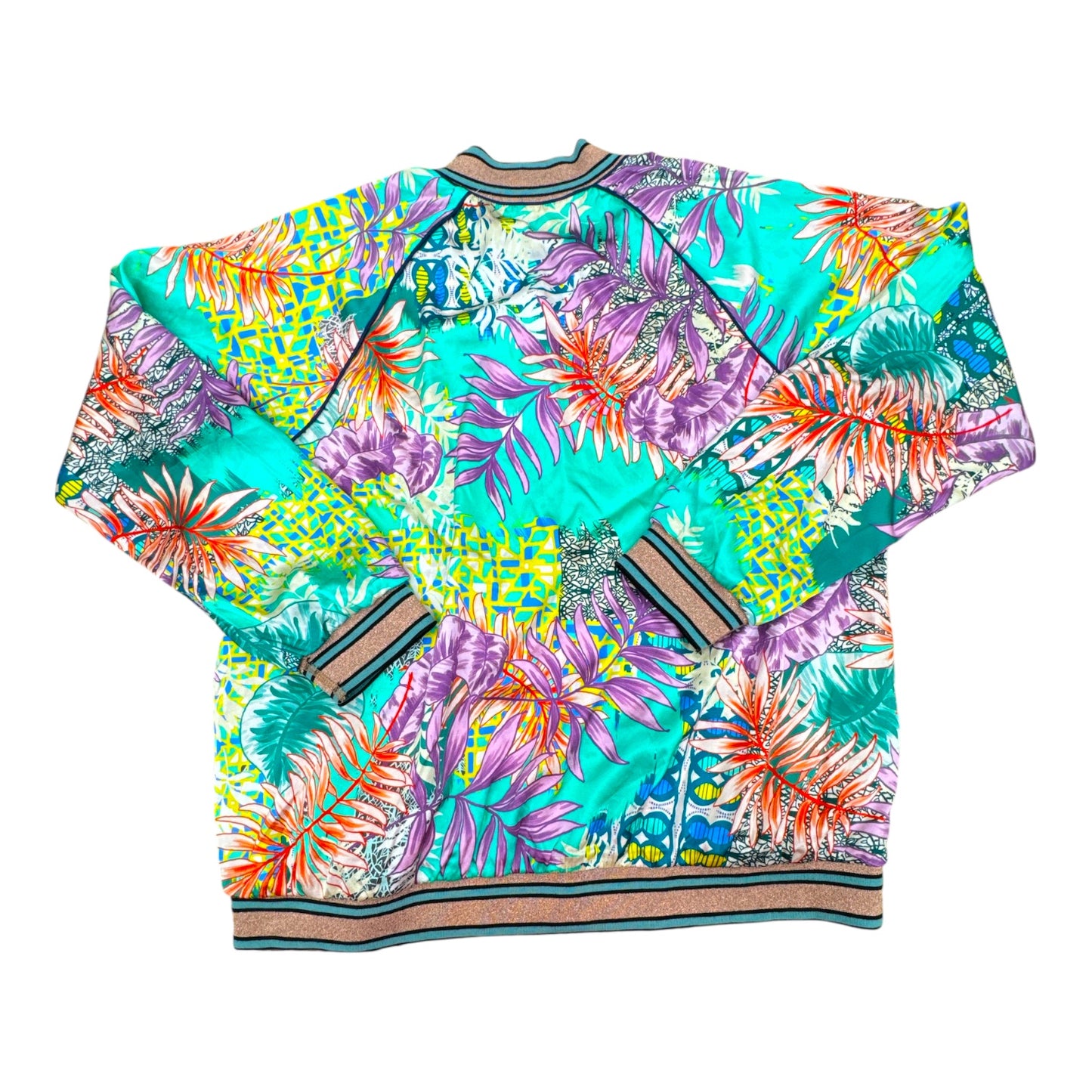 Jacket Designer By Johnny Was In Multi, Size:L