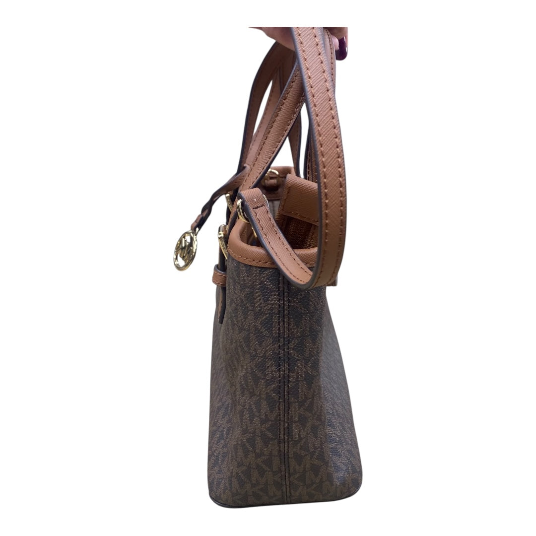 Handbag Designer By Michael Kors In Brown, Size:Small