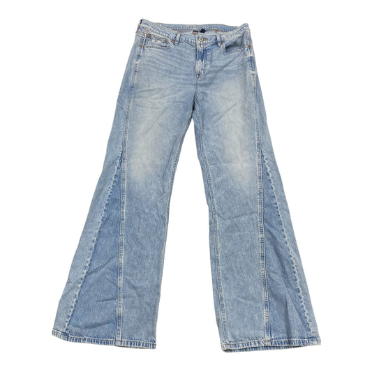Jeans Wide Leg By American Eagle In Blue, Size:10L
