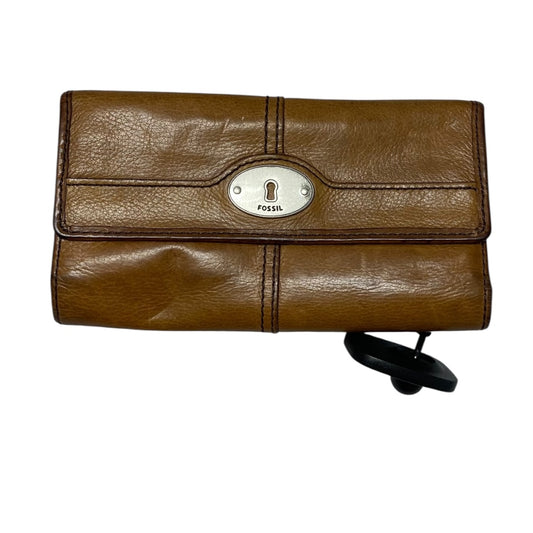 Wallet By Fossil In Brown, Size:Large