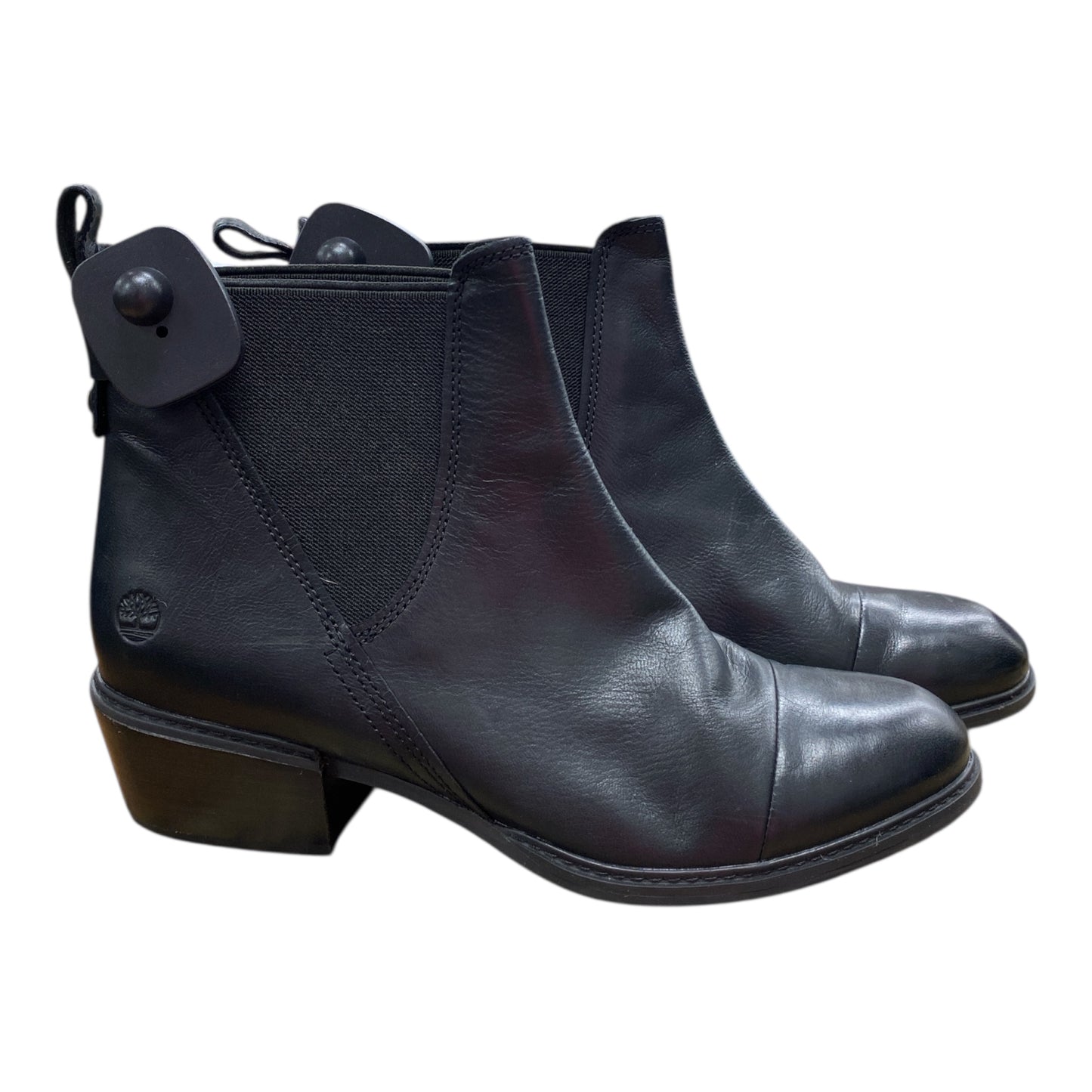 Boots Ankle Heels By Timberland In Black, Size:11