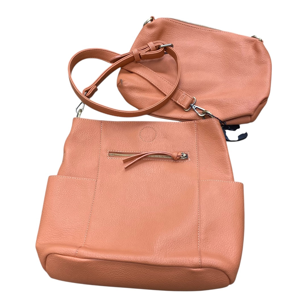 Handbag By JOY Susan In Peach, Size:Medium