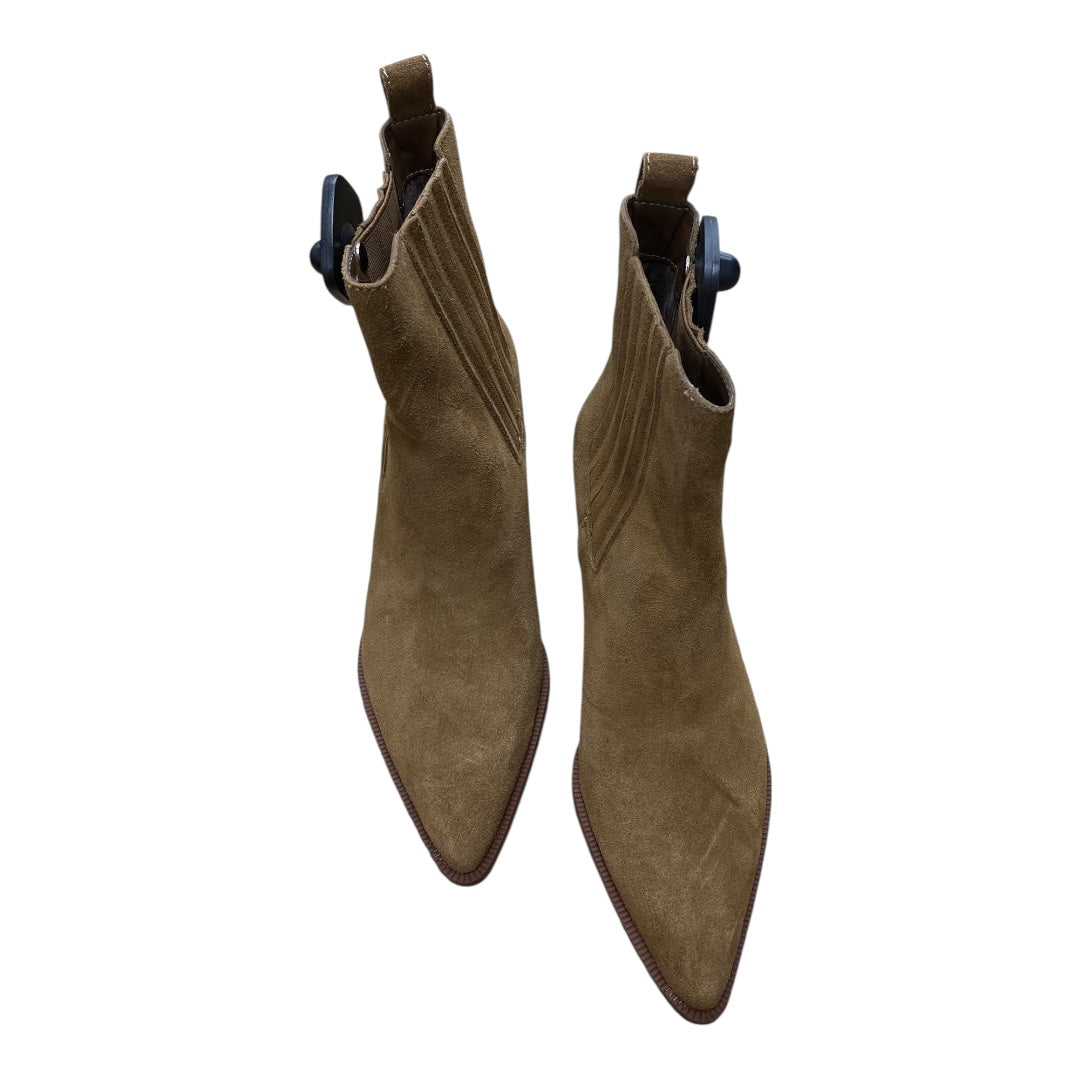 Boots Ankle Heels By Dolce Vita In Brown, Size:9