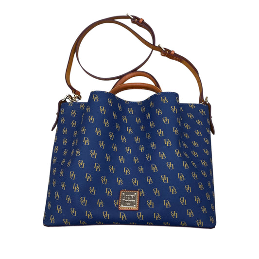 Handbag Designer By Dooney And Bourke In Navy, Size:Medium