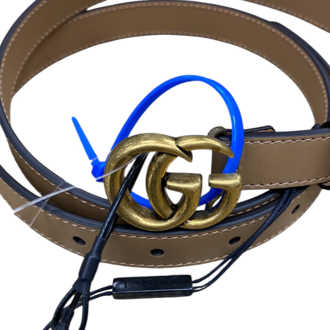 Belt Luxury Designer By Gucci In Tan