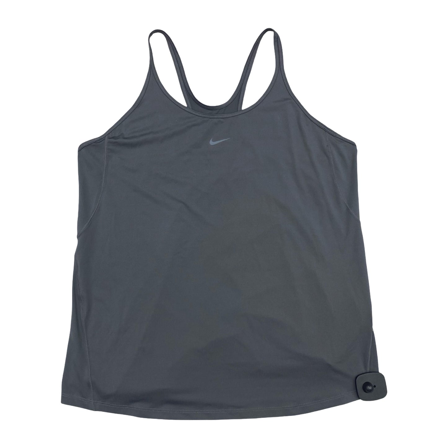Athletic Tank Top By Nike In Grey, Size:L