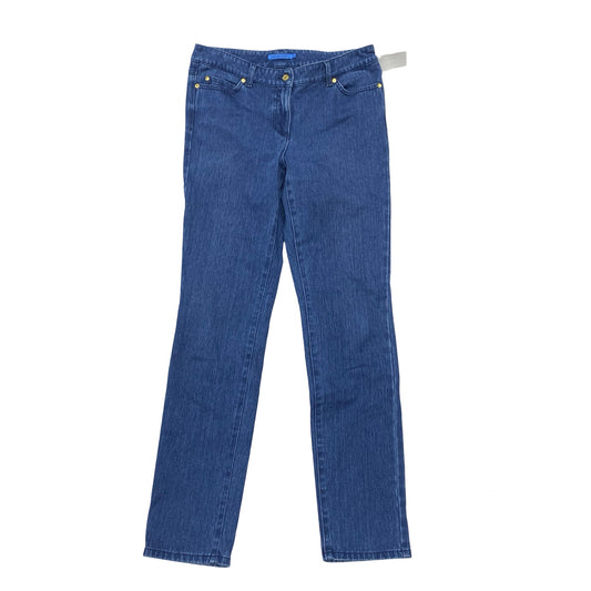 Jeans Straight By J Mclaughlin In Blue Denim, Size:8