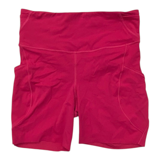 Athletic Shorts By Lululemon In Pink, Size:6
