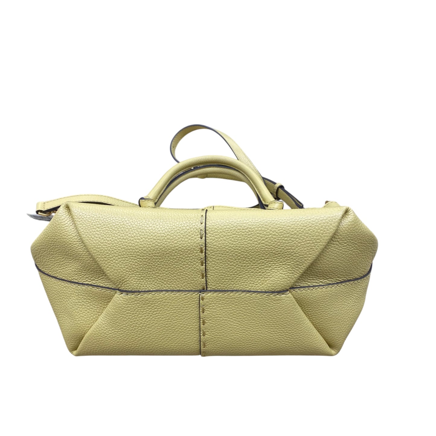 Handbag Designer By Tory Burch In Yellow, Size:Small
