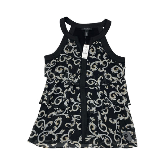 Top Sleeveless By White House Black Market In Black & Cream, Size:M